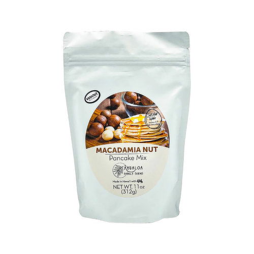 Ahualoa Family Farms Pancake Mix Macadamia Nut