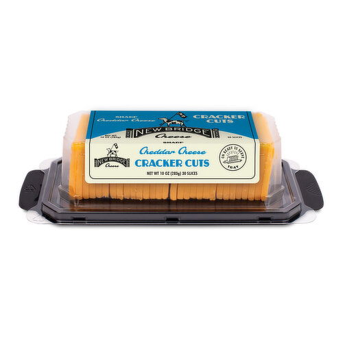 New Bridge Sharp Yellow Cheddar Cracker Cut 6 Mo Aged