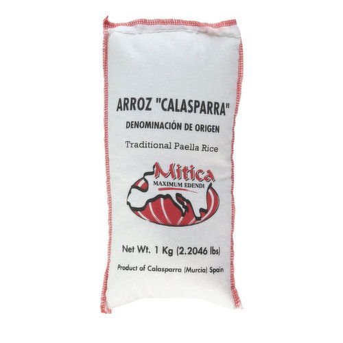 Mitica Calasparra Rice