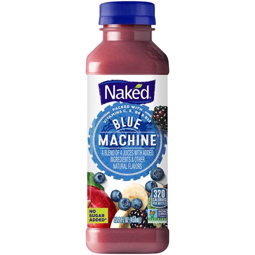 Naked Boosted  Juice Smoothie, Blue Machine