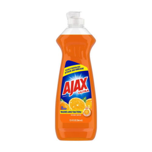 Ajax Ultra Triple Action Liquid Dish Soap, Orange