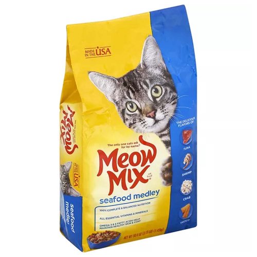 Meow Mix Seafood Medley