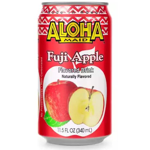 Aloha Maid Fuji Apple, Cans (Pack of 6)