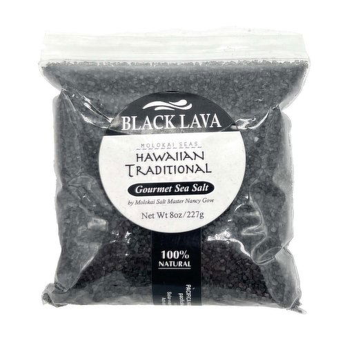 Moloka`i Seas, Black Lava Sea Salt