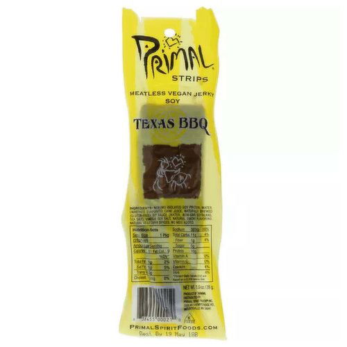 Primal Strips Texas BBQ Soy Jerky