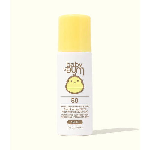 Baby Bum Mineral SPF 50 Roll-On Sunscreen