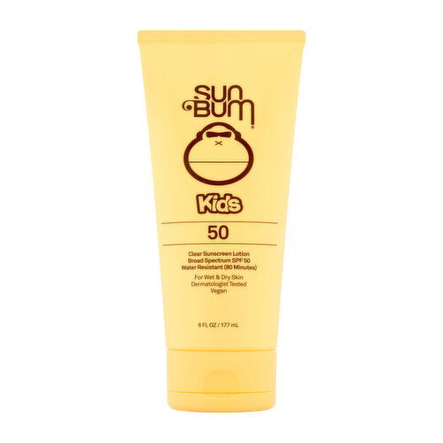 Sun Bum Kids Broad Specturum Clear Sunscreen Lotion, SPF 50