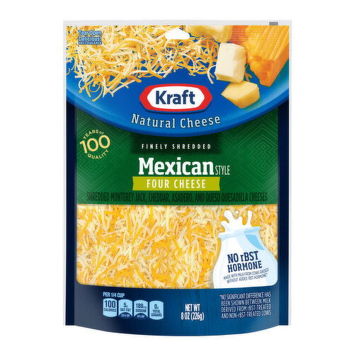 Kraft 4 Cheese Mexican Shredded Cheese
