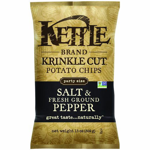 Kettle Chips, Krinkle Salt & Pepper