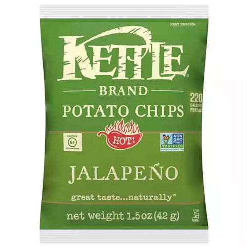 Kettle Potato Chips, Hot Jalapeno