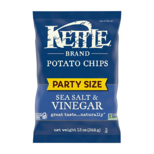 Kettle Sea Salt Vinegar Chips Party Size