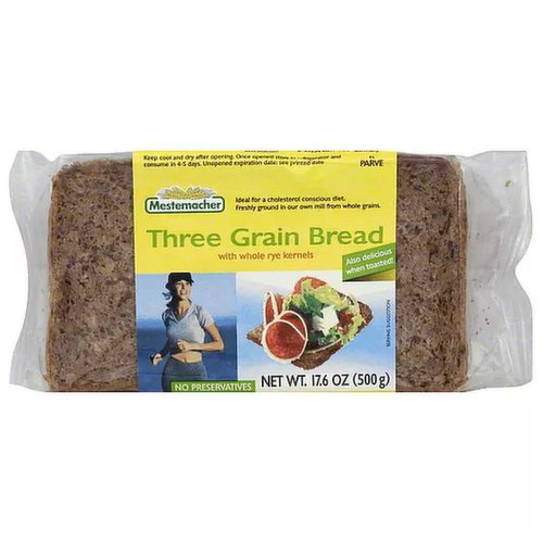Mestemacher Bread 3 Grain