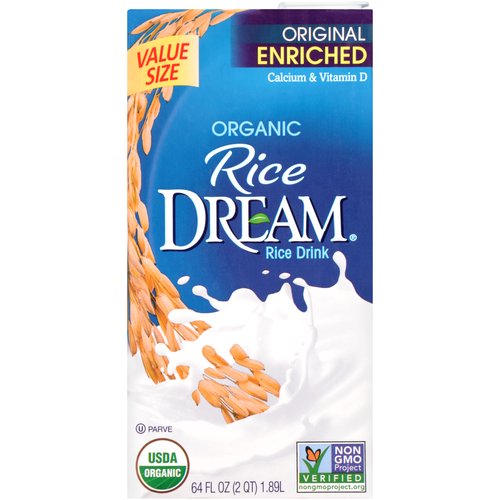 Rice Dream Organic Rice Drink, Original, Enriched