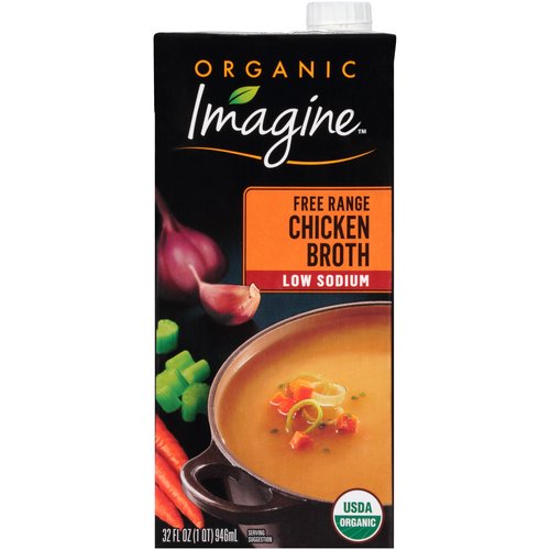 Imagine Foods Chicken Broth, Low Sodium