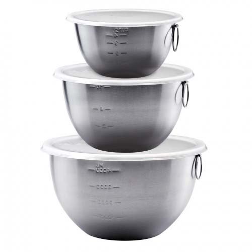 Stainless Steel Mixing Bowls (set of 3)