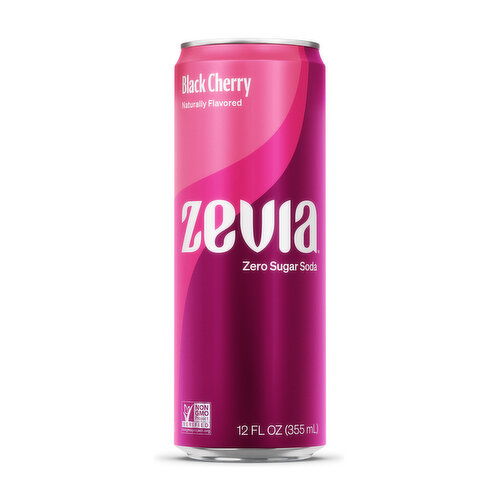 Zevia Black Cherry Zero Sugar Soda (Single)