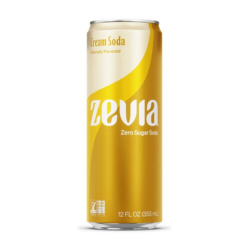 Zevia Zero Sugar Cream Soda (Single)