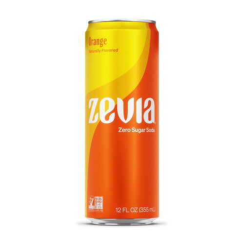 Zevia Orange Zero Sugar Soda (Single)