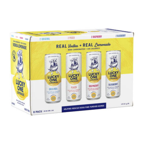 Lucky One Vodka Lemonade Variety (8-pack)