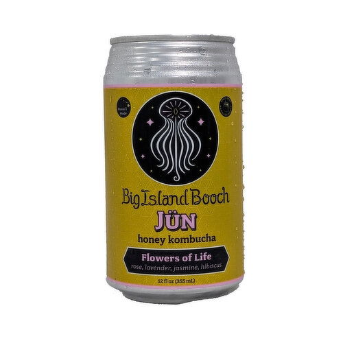 Big Island Booch Jun Flower of Life Honey Kombucha