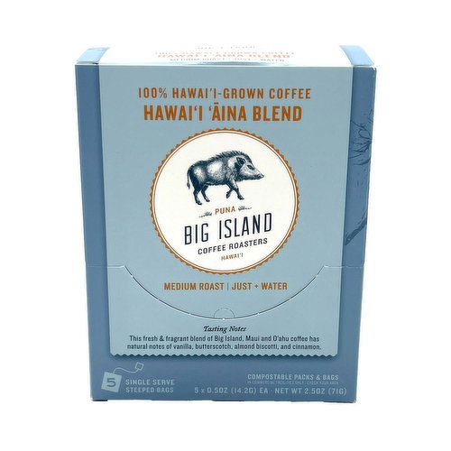 Big Island Coffee Ss Hawaii Aina Blend