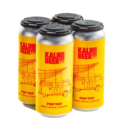 Kalihi Beer Pop Top Kolsch (4-pack)