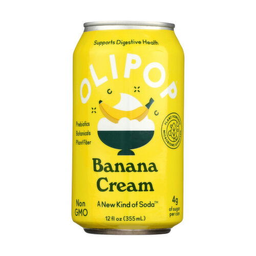 Olipop Banana Cream