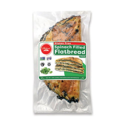 Bolani Gluten Free Spinach Filled Flatbread