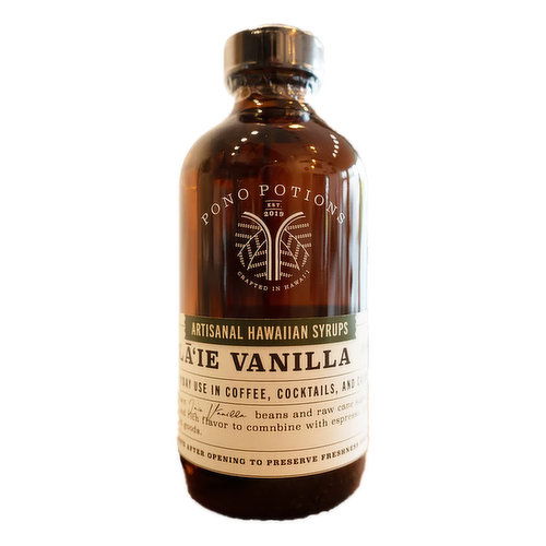 Pono Potions Syrup Laie Vanilla