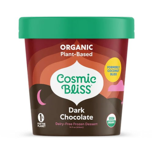 Cosmic Bliss Non-Dairy Ice Cream, Dark Chocolate