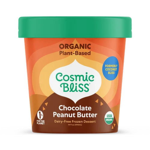 Cosmic Bliss Non-Dairy Ice Cream, Chocolate Peanut Butter