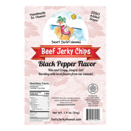 Tasty Jerky Black Pepper