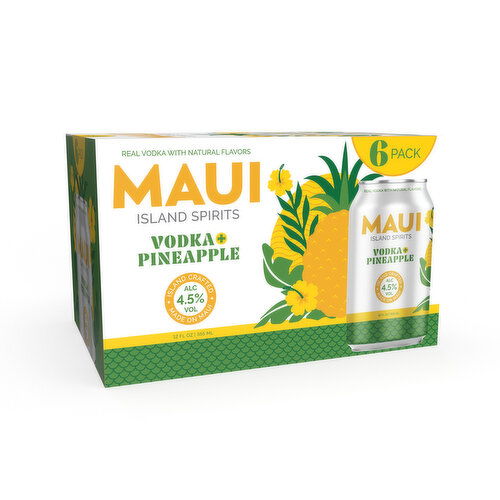 Maui Island Spirits Vodka Pineapple (6-pack)