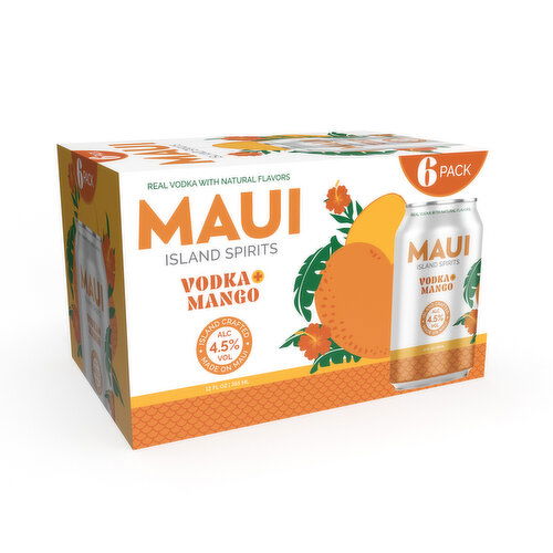 Maui Island Spirits Vodka Mango (6-pack)