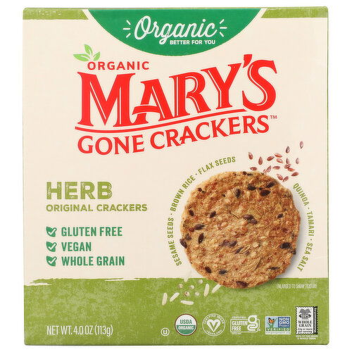 Mary's Gone Crackers Herb