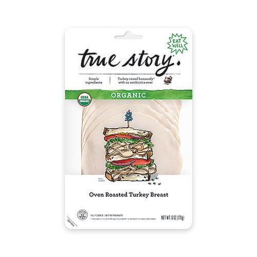 True Story Organic Oven Roasted Turkey Breast
