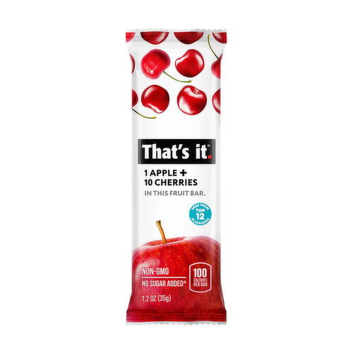 That's It Fruit Bar Apple Cherry
