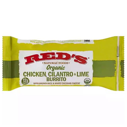 Red's Organic Chicken Cilantro & Lime Burrito