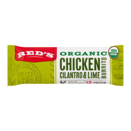 Red's Organic Chicken Cilantro & Lime Burrito
