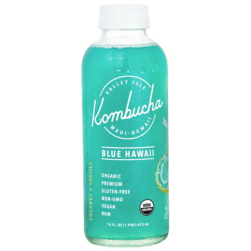 Valley Isle Kombucha, Blue Hawaii