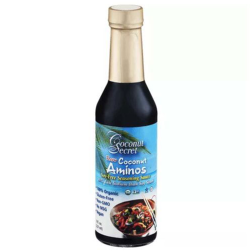 Coconut Secret Organic Coconut Aminos Seasoning Sauce, Soy-Free