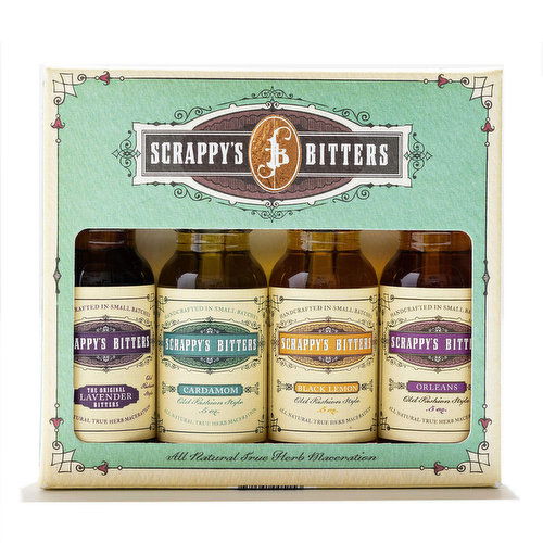 Scrappys Bitters Set Classics