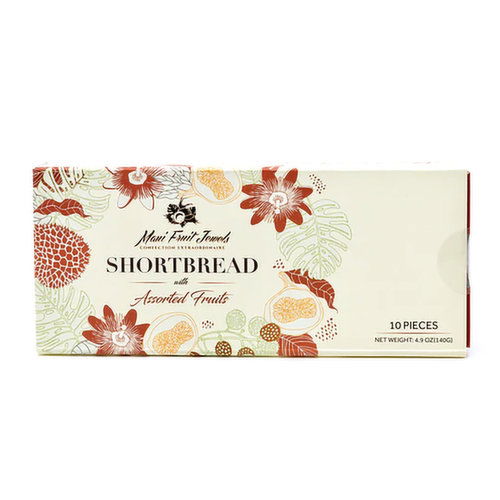 Maui Fruit Jewels Shortbread 10 Pc Asstd