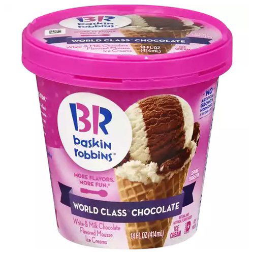 Baskin Robbins Ice Cream, World Class Chocolate