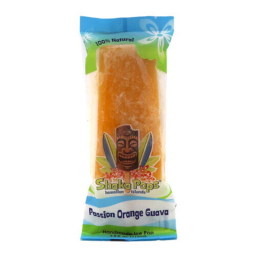 Shaka Pops Passion Fruit, Orange & Guava