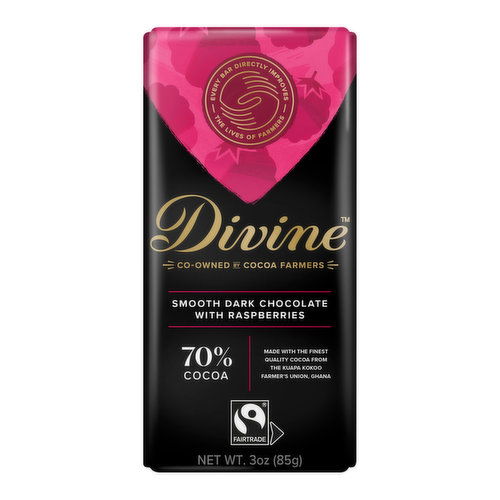 Divine Dark Chocolate with Raspberry