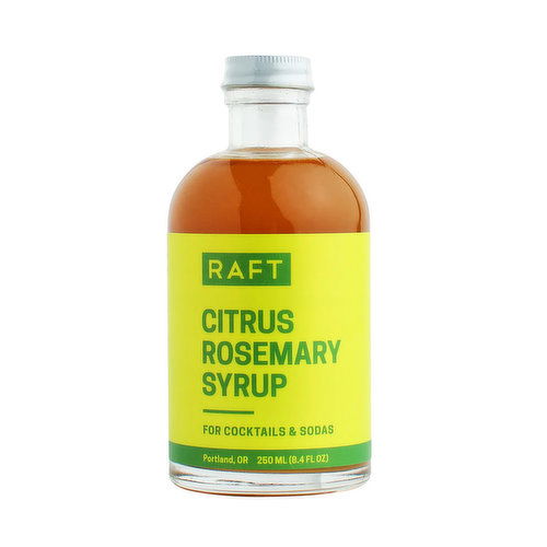 Raft Citrus Rosemary Syrup