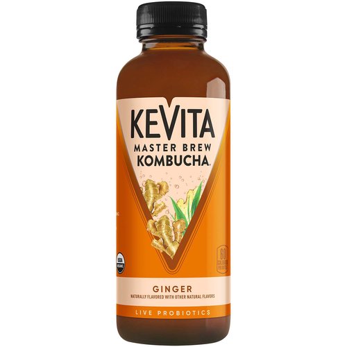 Kevita Master Brew Kombucha Ginger Naturally Flavored