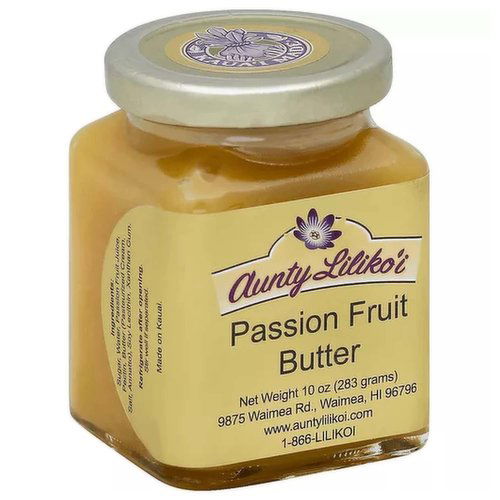 Aunty Lilikoi Passion Fruit Butter, 10 Oz