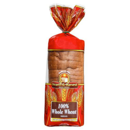 Hearth & Harvest 100% Whole Wheat Bread